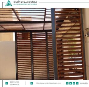 تركيب مظلات خشبية الرياض