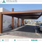 مظلات خشبية الرياض ، تركيب مظلة خشب تحسين للهندسة المعمارية بالرياض