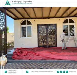 تركيب مظلة خشبية بالرياض
