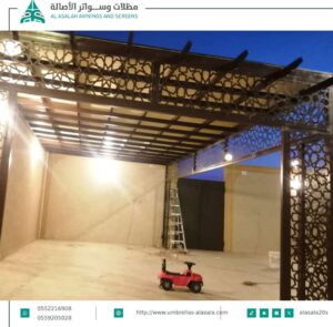 تركيب مظلات خشبية الرياض