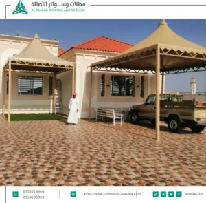 تركيب مظلات مداخل الرياض
